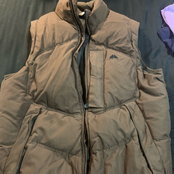 MENS ACG BROWN VEST VERY WARM SIZE XL - Picture 1 of 5